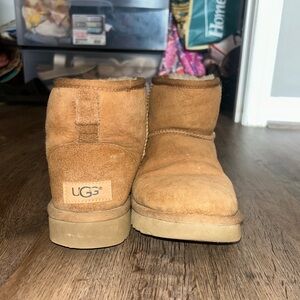 UGG Chestnut Shearling-Lined Boots